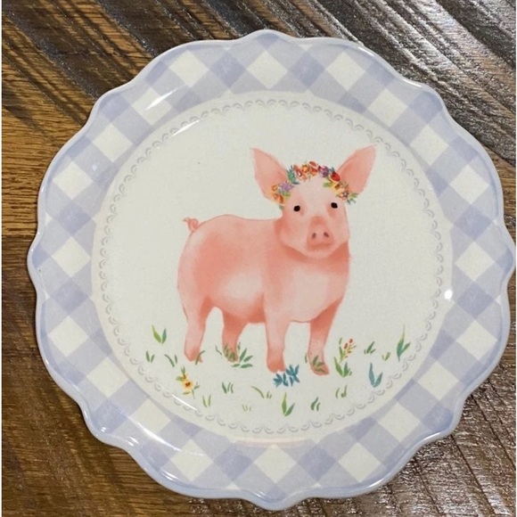 BN Pioneer Woman appetizer plates pig cow hat chicken - Picture 5 of 5